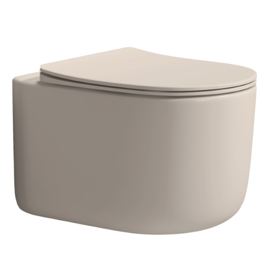 Унитаз подвесной Boheme Flow 969-SET-D с сидением