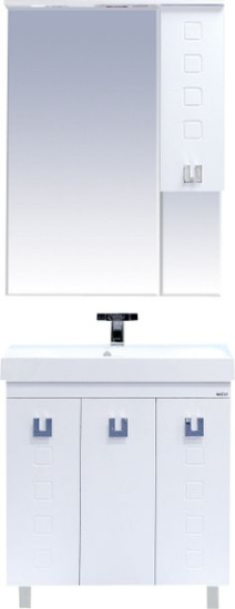 Тумба с раковиной Misty Эллада 75 белая