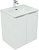 Тумба с раковиной Aquanet Алвита new 60 подвесная, белая матовая, с дверками