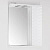 Зеркало-шкаф Style Line Папирус 70/С Люкс, белый