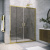 Душевая дверь в нишу Vegas Glass Z2P TUR NOVO h1900 200 09 07, профиль золото глянцевое, стекло графит Душевая дверь в нишу Vegas Glass Z2P TUR NOVO h1900 200 09 07, профиль золото глянцевое, стекло графит