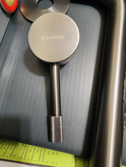 Смеситель для раковины Boheme Uno 465-GM с внутренней частью