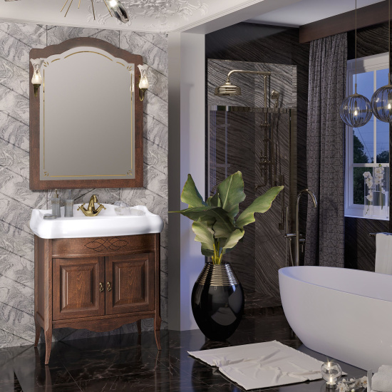 Тумба с раковиной Opadiris Лоренцо 80 светлый орех