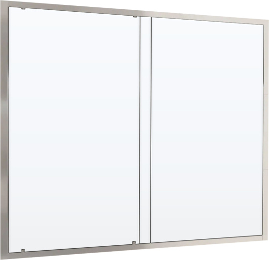 Шторка на ванну RGW Screens SC-043 1500х1500 профиль хром, стекло прозрачное