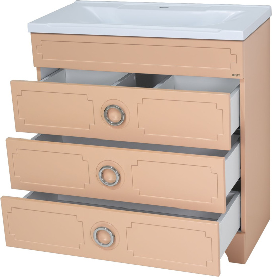 Тумба с раковиной Misty Лейла 70 песочная