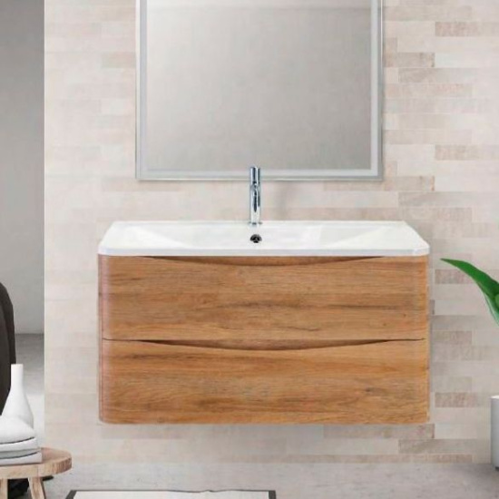 Мебель для ванной BelBagno Acqua 90 подвесная, rovere rustico