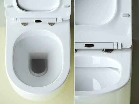 Приставной унитаз Ceramicanova Metropol Rimless CN4004