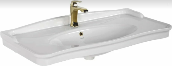 Мебель для ванной ValenHouse Эстетика 100 синяя подвесная, ручки бронза