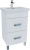 Тумба с раковиной Iddis New Custo 50, напольная, белая Тумба с раковиной Iddis New Custo 50, напольная, белая