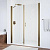 Душевая дверь в нишу Vegas Glass EP-F-2 180 05 01 R профиль бронза, стекло прозрачное