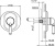 Смеситель для душа Nicolazzi Signal 3406 CR 76