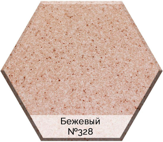 Смеситель для кухни AquaGranitEx C-6040 бежевый