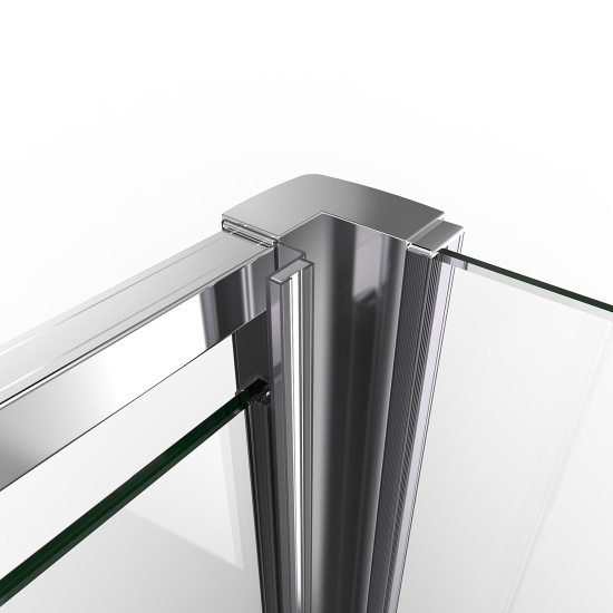 Душевой уголок Vincea Intra VSR-1I901090CL 100x90 см, профиль хром, стекло прозрачное