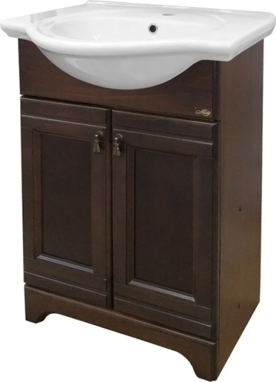 Тумба с раковиной Misty Рим 60 орех