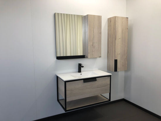 Зеркало Comforty Бонн 75 дуб дымчатый