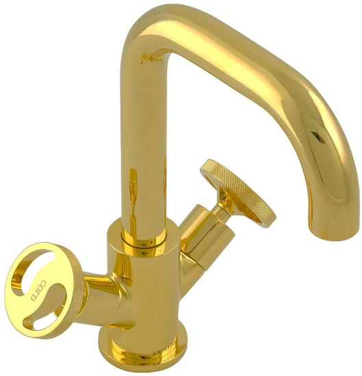Смеситель для раковины Migliore Reversa 28208 золото