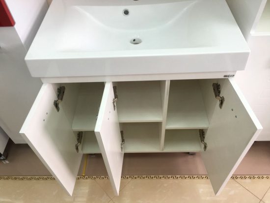 Тумба с раковиной Misty Эллада 90 белая