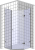 Душевой уголок GuteWetter Lux Festt GK-001 правый 100x100 см стекло бесцветное, фурнитура хром