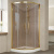 Душевой уголок Vegas Glass ZS 100 09 05 профиль золото, стекло бронза Душевой уголок Vegas Glass ZS 100 09 05 профиль золото, стекло бронза