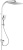 Душевая стойка VitrA Shine Square A45699EXP Душевая стойка VitrA Shine Square A45699EXP