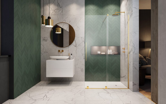 Душевая перегородка Radaway Furo Gold Walk-in 160 R