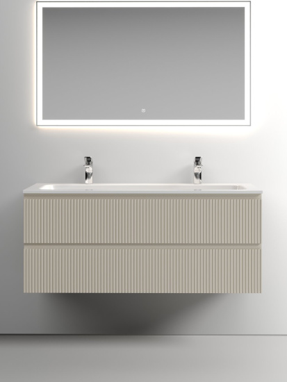 Тумба с раковиной Sancos Snob T 120 Beige Soft SNT120CE, подвесная