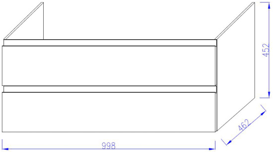 Мебель для ванной Jacob Delafon Madeleine 100 L белый блестящий