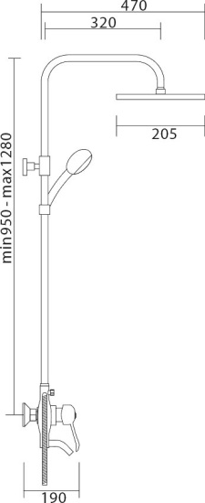 Душевая стойка Veragio Grazia VR.GRZ-9955.CR