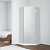 Душевой уголок Vegas Glass AFA-Pen NOVO 90 01 10 R, профиль белый, стекло сатин