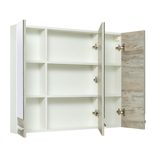 Мебель для ванной Runo Вудлайн 100 крафтовый дуб, раковина Infinity 60