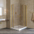 Душевой уголок Vegas Glass EFA-F LUX 120*90 09 05 R профиль золото глянцевое, стекло бронза