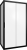 Душевой уголок Stworki Эстерсунд 120x80 см профиль черный матовый, стекло матовое