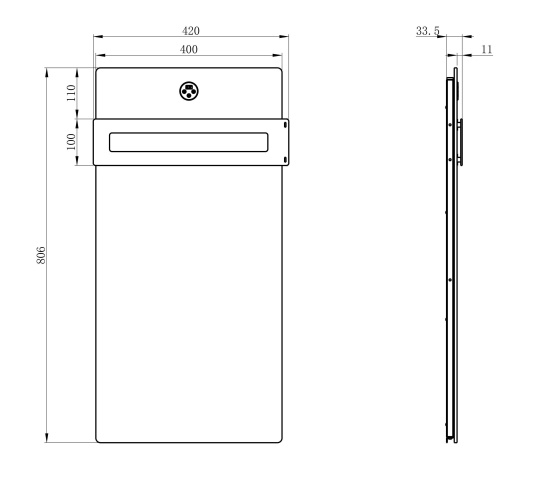 Полотенцесушитель электрический Wonzon & Woghand Stuttgart WW-A501-BR