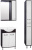 Тумба под раковину Style Line Эко Стиль W №9 60 белая, венге Тумба под раковину Style Line Эко Стиль W №9 60 белая, венге