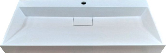 Тумба с раковиной Misty Леон 100 подвесная, дуб