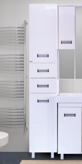 Пенал Misty Селена 35 L с бельевой корзиной