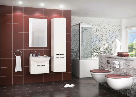 Зеркало Aquaton Ария 65 белое