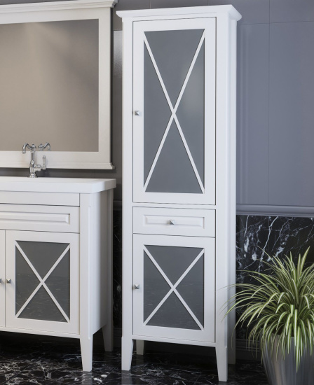 Пенал Opadiris Палермо R белый матовый