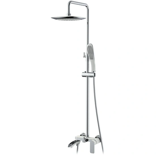 Душевая стойка Gappo G2448-8 белый/хром
