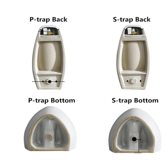 Писсуар CeramaLux Х546S подвесной, с сенсорным управлением