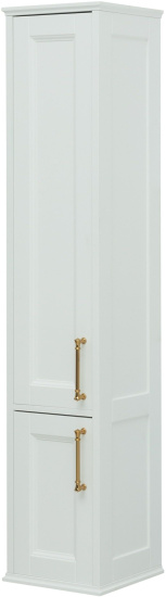 Шкаф-пенал Aquanet Бостон М 36 ручки золото, L