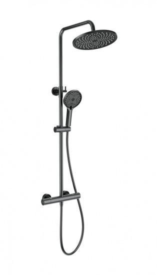 Душевая стойка Wonzon & Woghand Inn 1 WW-B3013-T1-BGG с термостатом