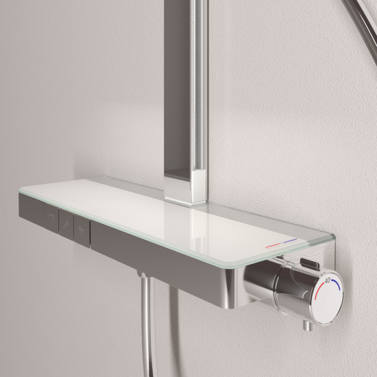 Душевая стойка Sancos Vos SC6100CH термостат, хром