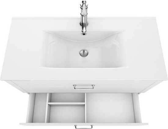 Мебель для ванной Iddis Oxford 100, напольная, белая