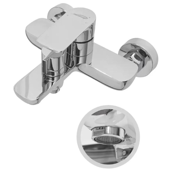 Набор для ванны 3 в 1 Hansberge H7099C, хром