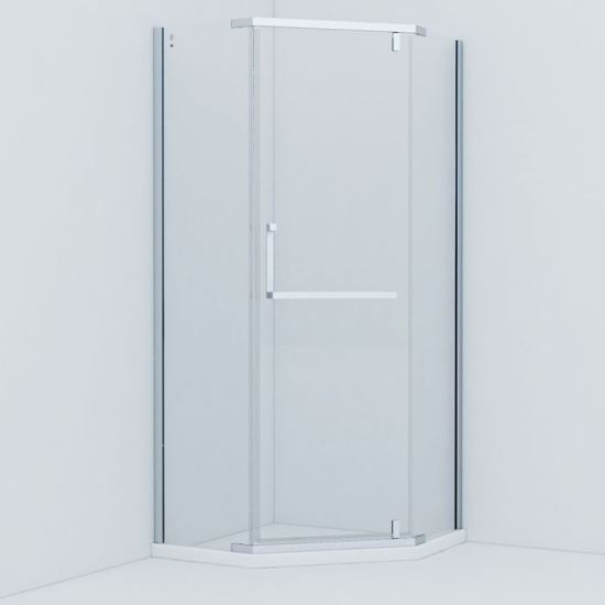 Душевой уголок Iddis Steel STE8SS9i23 90х90 см, сатин