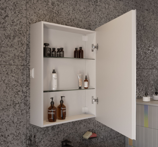 Зеркало-шкаф Stworki Эстерсунд 60 с подсветкой, сенсорное