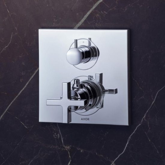 Смеситель для ванны Axor Citterio 39725000 хром, термостат