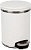 Мусорное ведро Geralis V-PWH-B белое, хром, 5 л