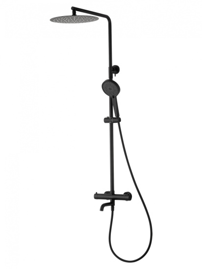 Душевая стойка Wonzon & Woghand Stick WW-88739903-MB с термостатом